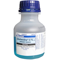 Baxter Chlorhexidine Acetate Aqueous 0.05 Percent w/v, 500ml in Steripour Recyclable Plastic Bottle, Each Piece