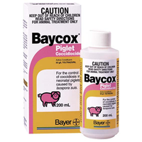 Baycox Piglet Coccidiosis 200ML S5 Each