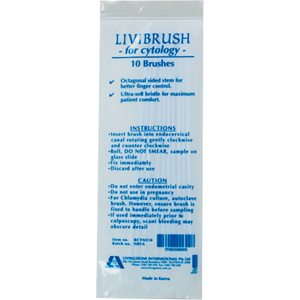 Cytology Brushes, Endoscopic, Non Snappable type 10 Brushes/Polybag Bag