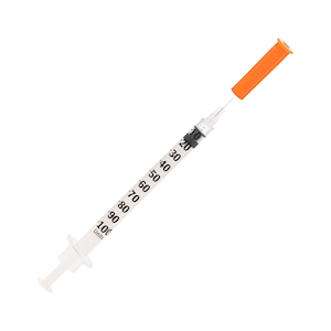 BD Ultra-Fine Insulin Syringes, 1mL, with Needle, 31 Gauge x 6mm, Sterile, 100 Pieces/Box
