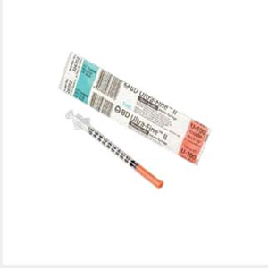 BD Ultra-Fine Insulin Syringes, 0.3ml, with Needle 29 Gauge x 0.5 Inch, 12.7mm, Sterile, 100 Pieces/Box Box