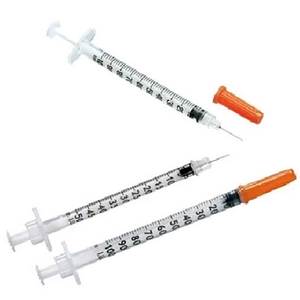 BD Ultra-Fine Insulin Syringes, 0.3ml, with Needle 29 Gauge x 0.5 Inch, 12.7mm, Sterile, 100 Pieces/Box Box