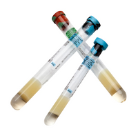 BD Vacutainer CPT Molecular Diagnostics Tube, 8.0ml, 16 x 125mm, Glass, Black, 60/Carton Box