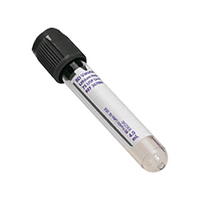 BD Vacutainer Seditainer Glass Tube, 10.25 x 120mm, 5ml, Black Hemogard Closure, Na Citrate, 100/Box Pack