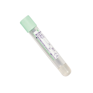 BDVacutainer PST II Plasma Separator Tubes, 8mL, Lithium Heparin/Inert Separator Gel, Sterile, Light Green Hemogard, PET, 100 Pieces/Pack Pack