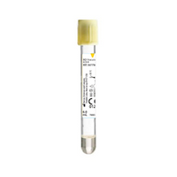 BD Vacutainer® Glass ACD Solution Tube, 13 x 100mm, 6ml, Yellow Hemogard Closure, 100/Box Box