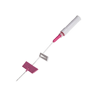 BD Saf-T-Intima Closed Intraveneous Catheter System with Removable PRN, 20 Gauge x 1.0 Inch/25mm, Pink, 25 Pieces/Box Box