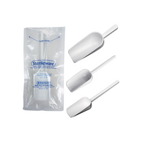 Bel-Art Sampling Scoop, 125mL, Polystyrene, Sterile, White, Each Each