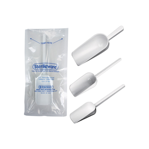 Bel-Art Sampling Scoop, 125mL, Polystyrene, Sterile, White, Each Each