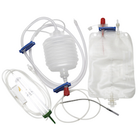 Bellovac Wound Drainage Set, FG 14 with Trocar, 10/Box(68307) Box