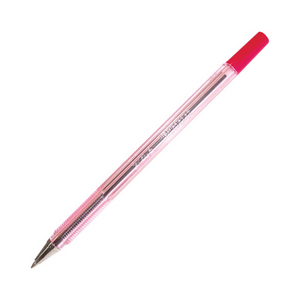 BIC Crystal Ballpoint Pens, Fine, Red, 12/Box Box