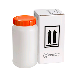 Bio Bottle Specimen Container, 2.5L, 80 x 230(L) mm, Leakproof, Orange Cap, 12 Pieces/Pack Pack