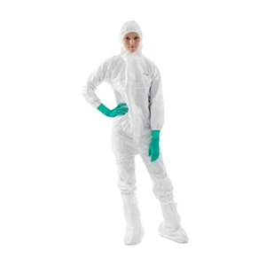 Ansell Bioclean D Sterile Coveralls, Small, White, 20 Pieces/Carton Carton