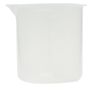 Livingstone Beaker, 50ml, Low Form, with Spout, Recyclable Polypropylene, Each