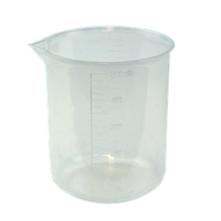 Livingstone Beaker, 50ml, Low Form, with Spout, Recyclable Polypropylene, Each