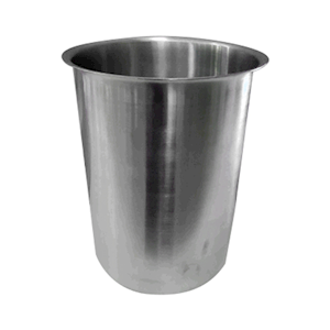 Livingstone Beaker, 1L, Without Spout, Stainless Steel, Each