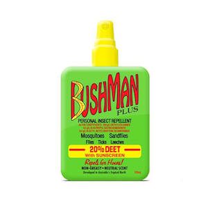 Bushman Plus Pump Spray, 100ml, 20pct Deet, Each