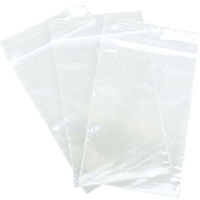 Livingstone Resealable Zip Lock Bag, 90 x 150 mm, 40 microns Thick, Recyclable Plastic, Clear, 1000/Box Box