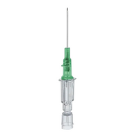 B. Braun Introcan Safety IV Catheter, 18G x 32mm or 1.25 Inches, Green, 50 Pieces/Box