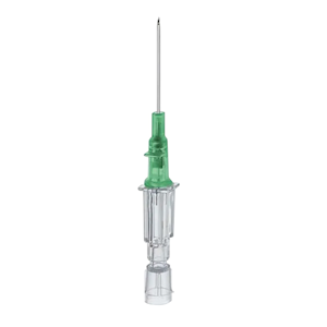 B. Braun Introcan Safety IV Catheter, 18G x 32mm or 1.25 Inches, Green, 50 Pieces/Box