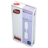 Livingstone Butterfly Wound Closure 46 x 10mm, with Non-stick Centre, Recyclable Plastic, Sterile, 10/Pack Pack