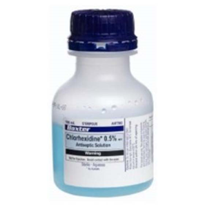 Baxter Chlorhexidine Acetate Aqueous 0.05 Percent w/v, 500ml in Steripour Recyclable Plastic Bottle, Each Piece