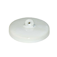 Lid for 25ml Crucible, Porcelain, Each Each