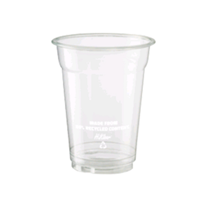 HiKleer® Drinking Cups, RPET, Clear, 250mL/9oZ, 50 Cups/Sleeve, 1,000/Carton Carton
