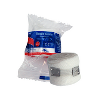 Livingstone Conforming Bandage with Clip, 25mm x 4 Metres Stretched Length (1.5 Metres Unstretched), 12/Pack Pack