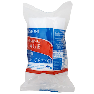 Livingstone Conforming Bandage with Clip, 25mm x 4 Metres Stretched Length (1.5 Metres Unstretched), 12/Pack Pack