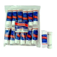 Livingstone Conforming Bandage with Clip, 25mm x 4 Metres Stretched Length (1.5 Metres Unstretched), 12/Pack Pack