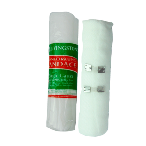 Livingstone Conforming Bandage with Clip, 25mm x 4 Metres Stretched Length (1.5 Metres Unstretched), 12/Pack Pack