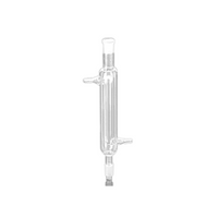 Condenser, Double (Davies), with Hose Connection, Socket Joint & Cone 24/29, Effective Length: 200mm, Borosilicate Glass, Each Each