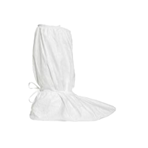 DuPont Tyvek® IsoClean® Over Boot, Anti-slip Sole, Sterile, Large, White, 50 Pairs/Carton Carton