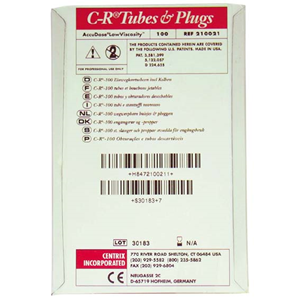 Centrix Low Viscosity Orange Tubes/plugs Pack