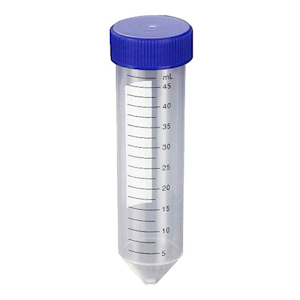 Centrifuge Conical Tube, 50mL, 29 x 115mm Length, 9500 Grams Rcf Max, with Screw Cap, EO Sterile, Graduated, Autoclavable, 25 Pieces/Bag Bag