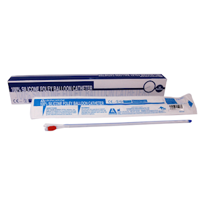 Livingstone All Silicone Foley Balloon Catheter, 2-Way, 6FG, Light Green Colour, 3ml, 32cm, Each Each