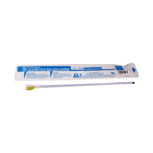 Livingstone All Silicone Foley Balloon Catheter, 2-Way, 6FG, Light Green Colour, 3ml, 32cm, Each Each