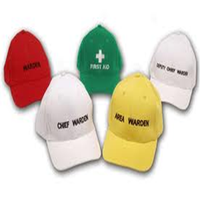 Chief Warden Cap, White, Embroidered, Each Each