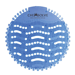Chemsolve Urinal Screen Wave 2.0 Ocean Mist, 12/Box Box