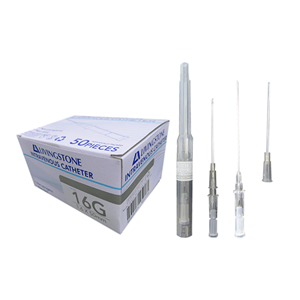 Livingstone Intravenous IV Catheter, 16 Gauge x 2 inches, 50/Box Box
