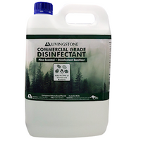 Livingstone Disinfectant Sanitiser, 15 Litre Drum, Commercial Grade, Eucalyptus Scent, Each Each