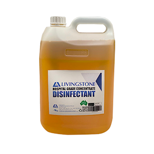 Livingstone Disinfectant Sanitiser, 15 Litre Drum, Commercial Grade, Eucalyptus Scent, Each Each