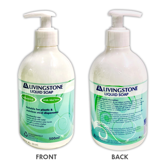 Livingstone Antibacterial Liquid Hand Wash Soap, 20 Litre Drum, Each Each