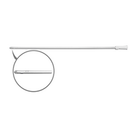 Livingstone Nelaton Male Catheters, 12FG, White Colour, 38cm Length, Single Wrapped, Sterile, 100/Bag Bag