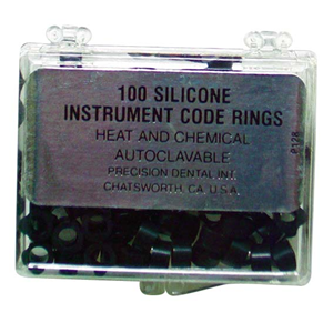 Instrument Code Rings, Silicone Standard, Assorted, Autoclavable, 120/Box Box