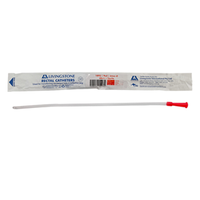 Livingstone Rectal Catheter Tube, 18FG, Red Colour, 6.00mm Diameter, 40cm, Sterile, Each Each