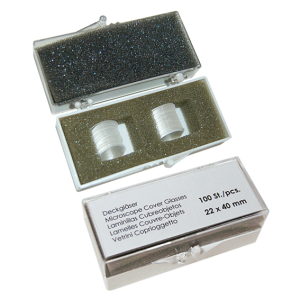 Livingstone Microscope Cover Slip, Rround 12mm, No. 1 Thickness, Borosilicate 3.3 Glass, 100 Pieces/Pack, Germany Pack