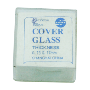 Livingstone Microscope Cover Slip, Rround 12mm, No. 1 Thickness, Borosilicate 3.3 Glass, 100 Pieces/Pack, Germany Pack