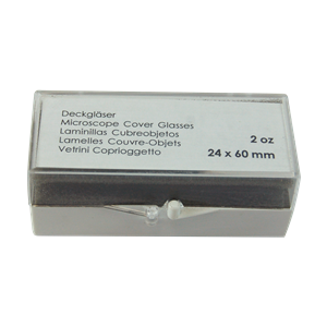 Marienfield Cover Slip, 12 x 12mm, No. 1.0 Thickness, Borosilicate 3.3 Glass, 100 Pieces/Pack, Germany Pack